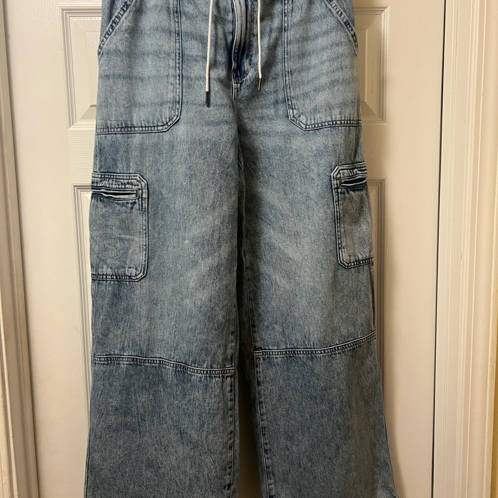 SO Women's Light Blue Flare Jeans